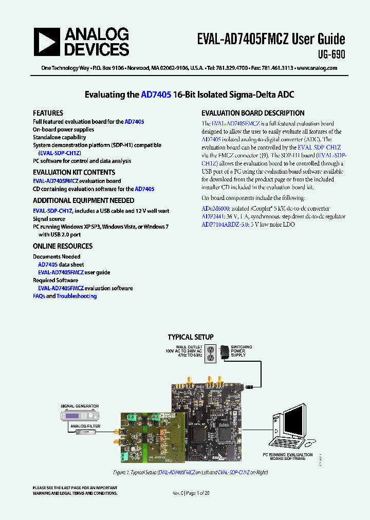 EVAL-AD7405FMCZ_9032633.PDF Datasheet