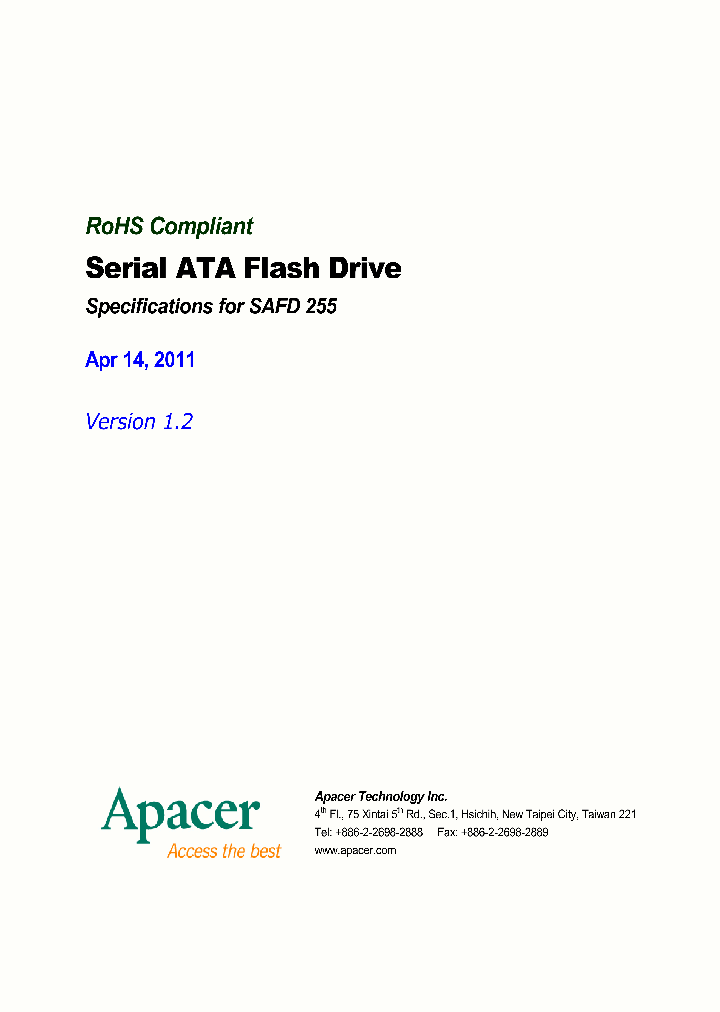 AP-SAFD255AA032GS-ETT_9035795.PDF Datasheet