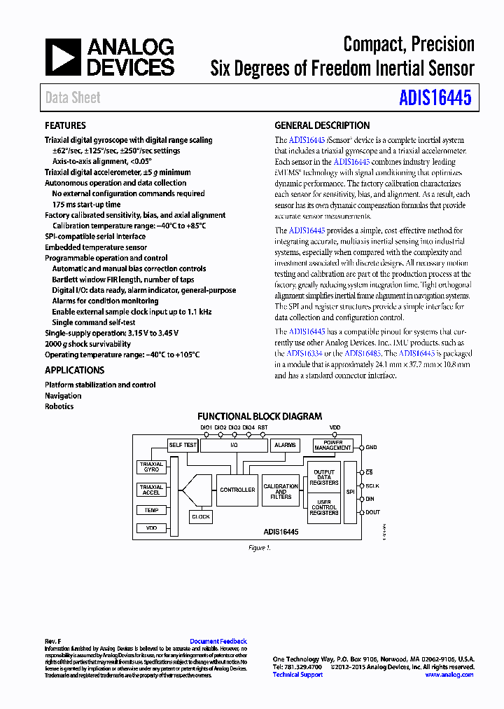 ADIS16445BMLZ_9035970.PDF Datasheet