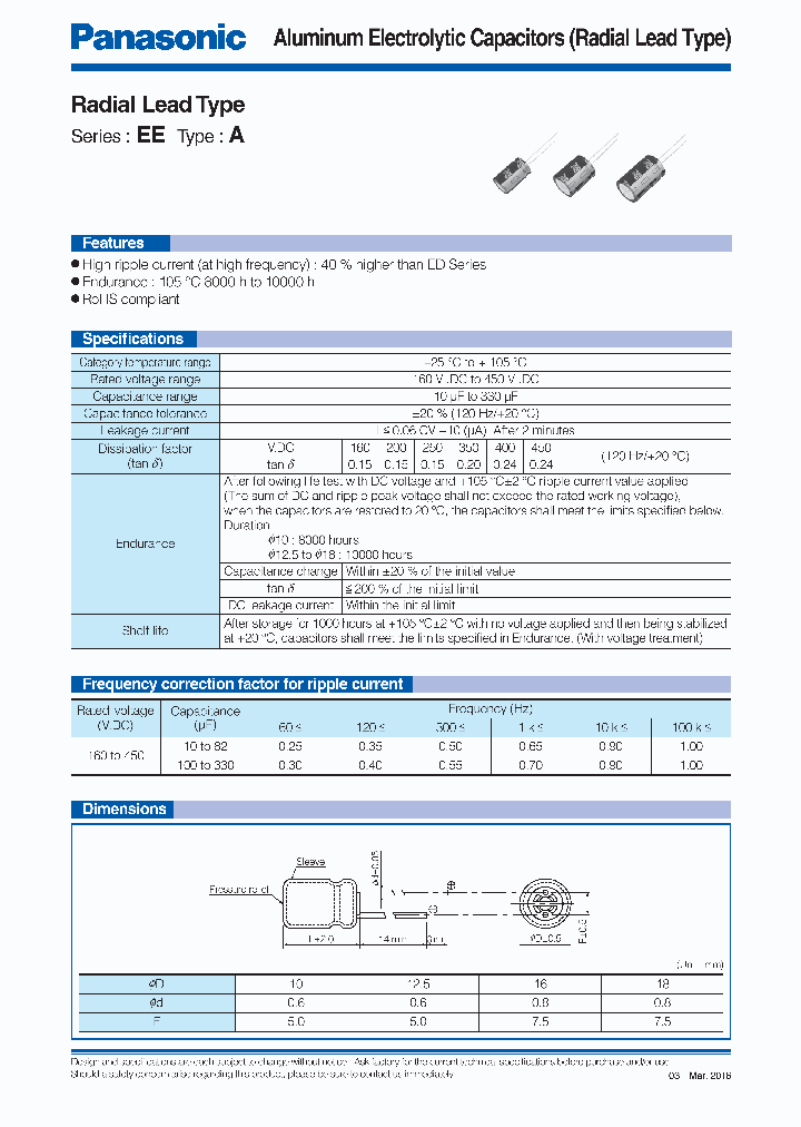 EEUEE2G150_9040589.PDF Datasheet