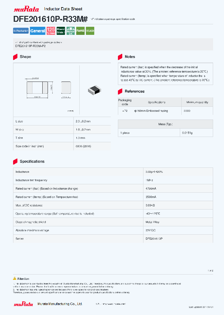 DFE201610P-R33M_9044745.PDF Datasheet