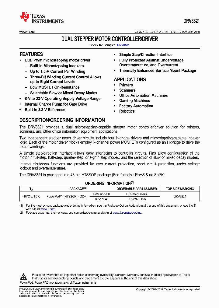 DRV8821DCA_9048675.PDF Datasheet