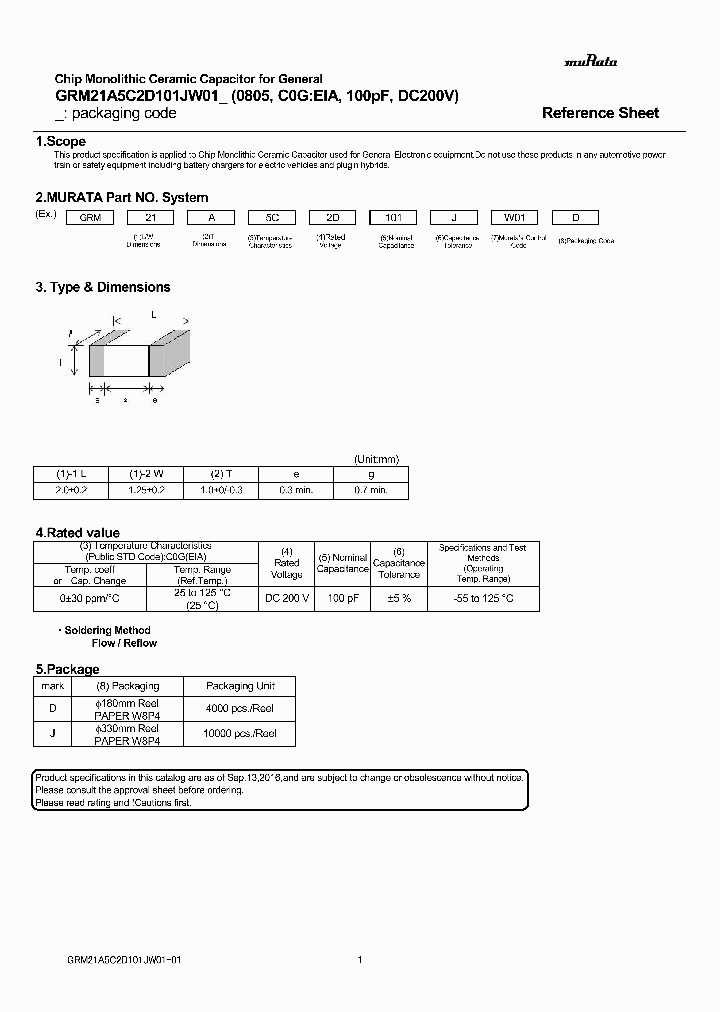 GRM21A5C2D101JW01_9049574.PDF Datasheet