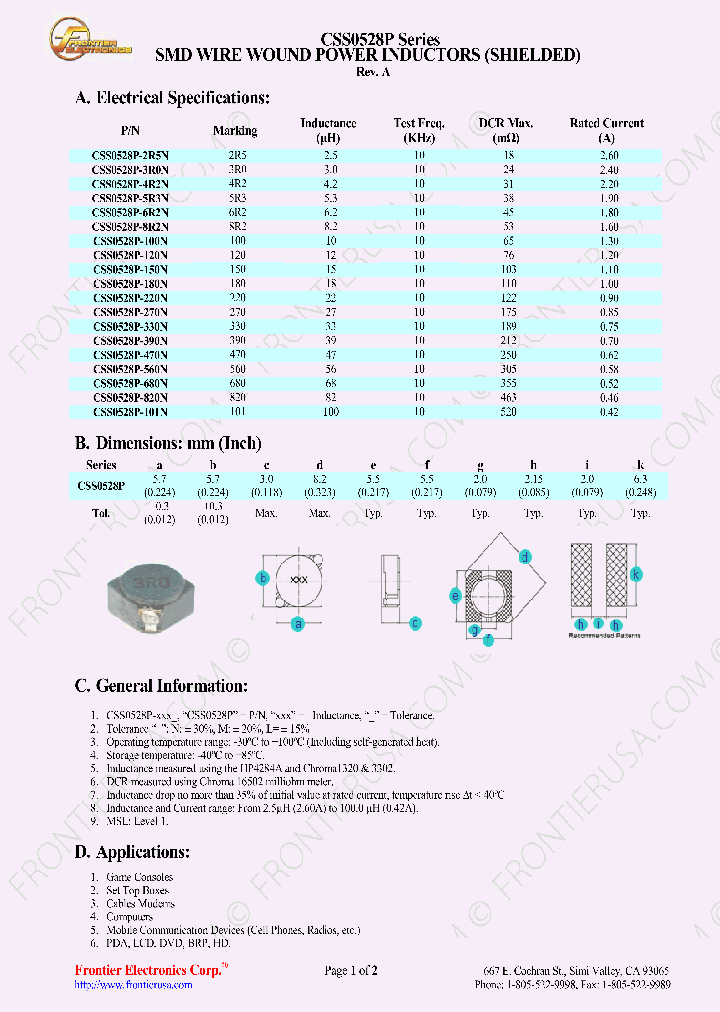 CSS0528P-270N_9051387.PDF Datasheet
