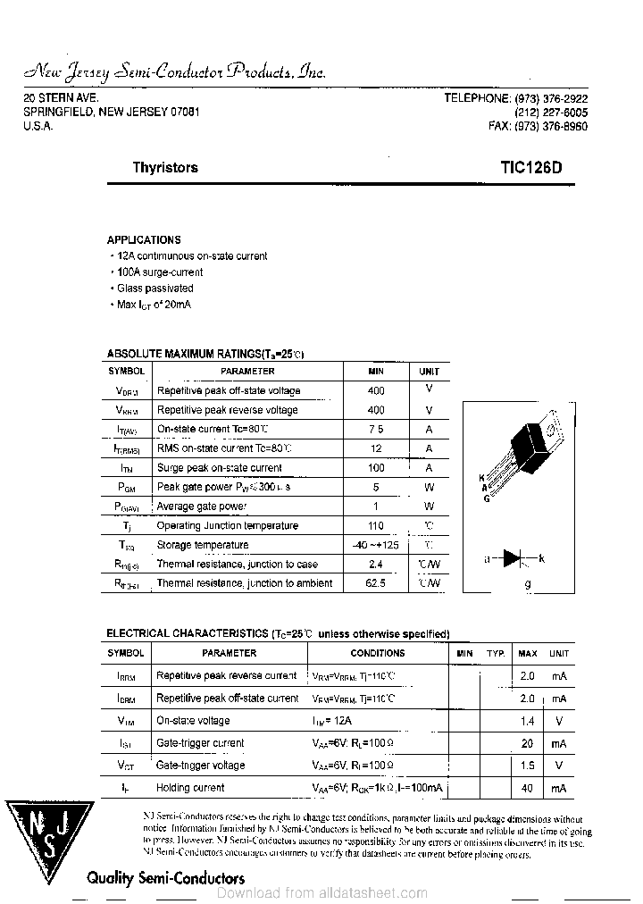 TIC126D_9053326.PDF Datasheet