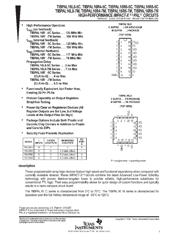 TIBPAL16L8-7M_9053538.PDF Datasheet