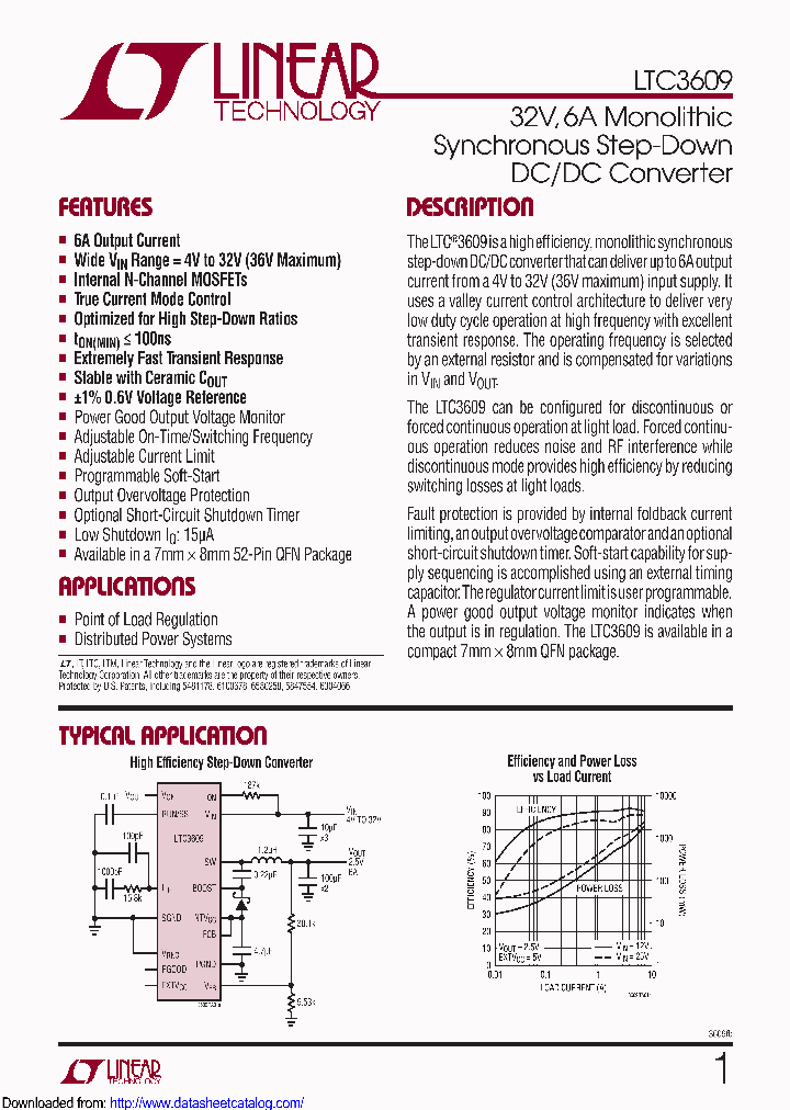 LTC3609EWKGPBF_9054625.PDF Datasheet