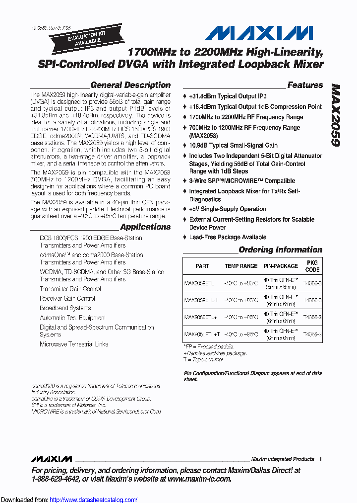 MAX2059_9056342.PDF Datasheet