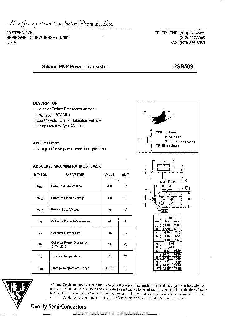 2SB509_9062792.PDF Datasheet