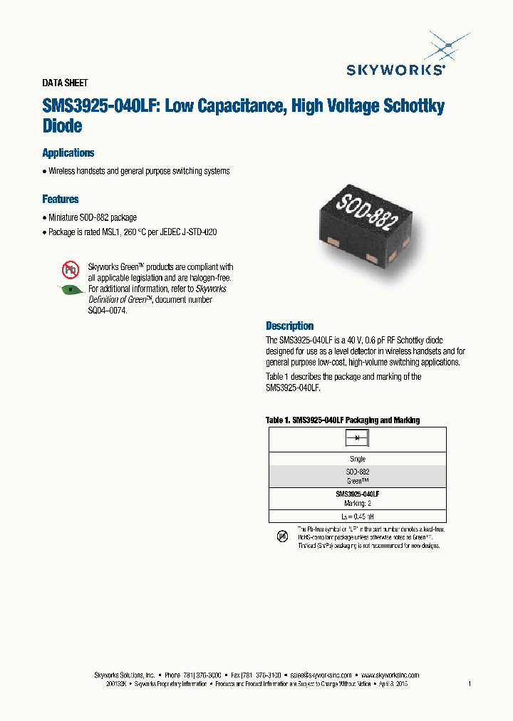 SMS3925-040LF_9062835.PDF Datasheet