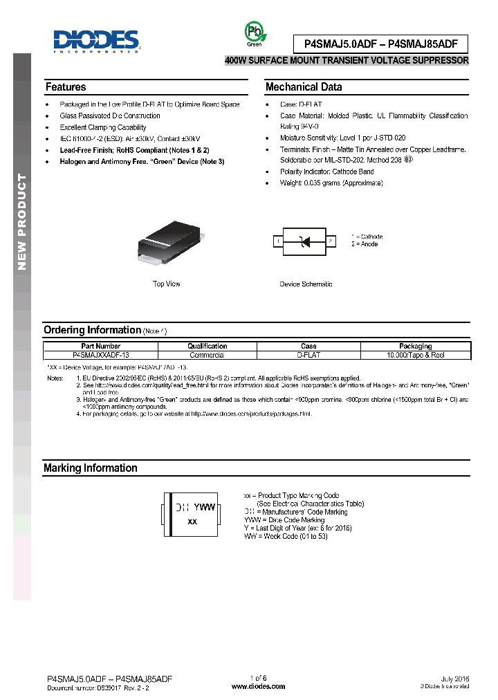 P4SMAJXXADF-13_9065416.PDF Datasheet