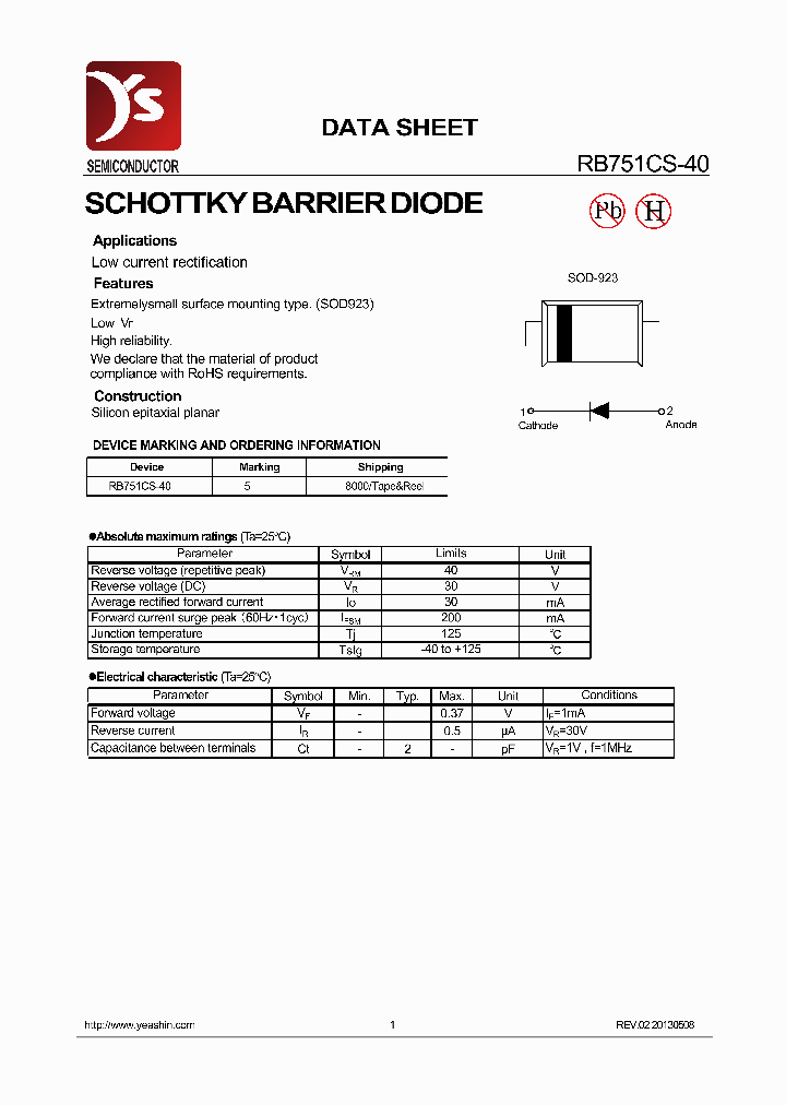 RB751CS-40_9066005.PDF Datasheet