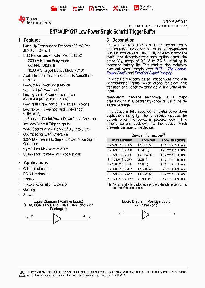 SN74AUP1G17YZP_9068757.PDF Datasheet