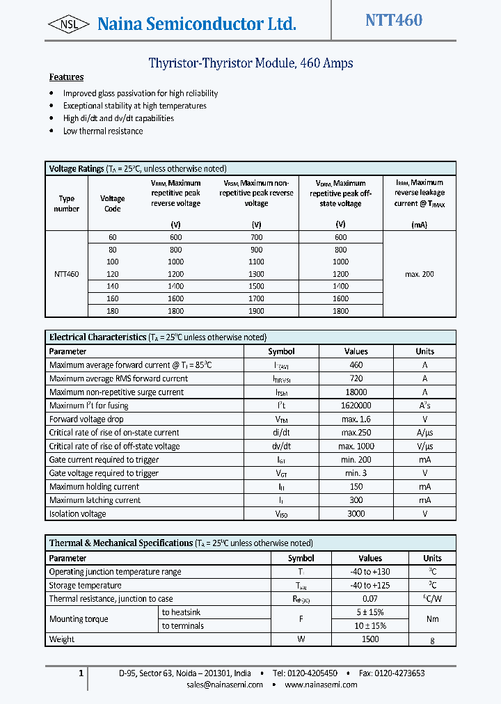 NTT460_9071156.PDF Datasheet