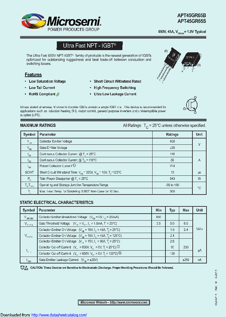 APT45GR65B_9072354.PDF Datasheet