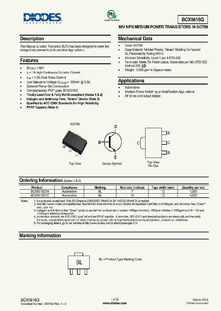 BCX5616QTA_9074608.PDF Datasheet