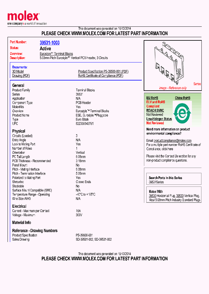 39531-1003_9076026.PDF Datasheet