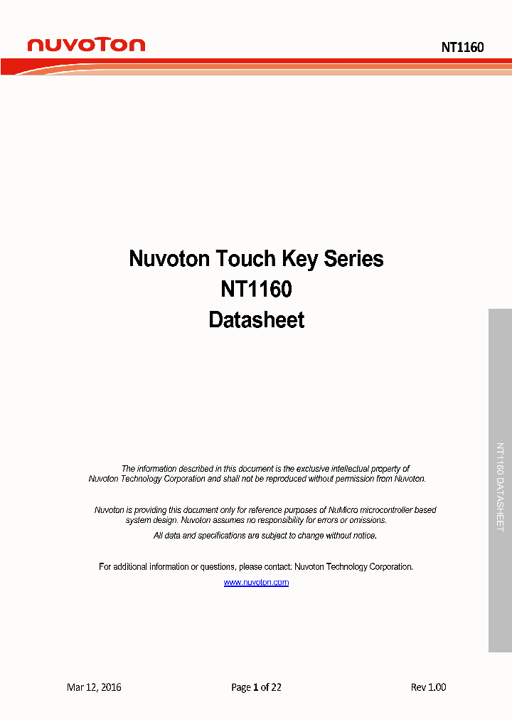 NT1160_9077145.PDF Datasheet