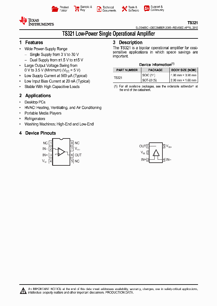 TS321IDBVRG4_9077642.PDF Datasheet