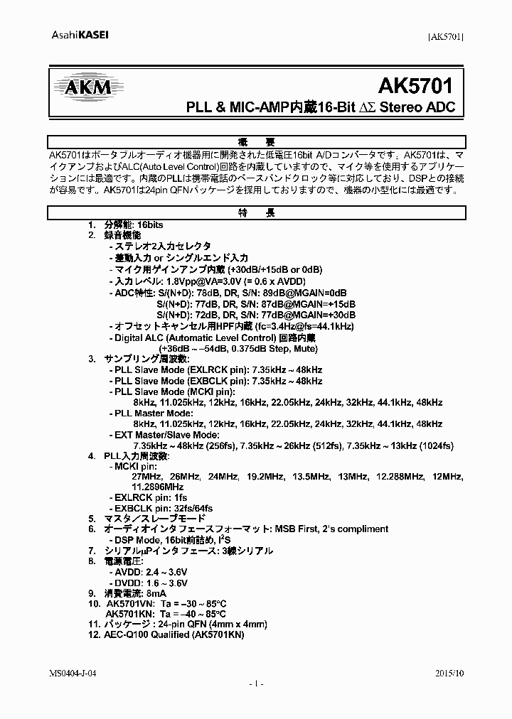 AK5701KN-17_9077745.PDF Datasheet
