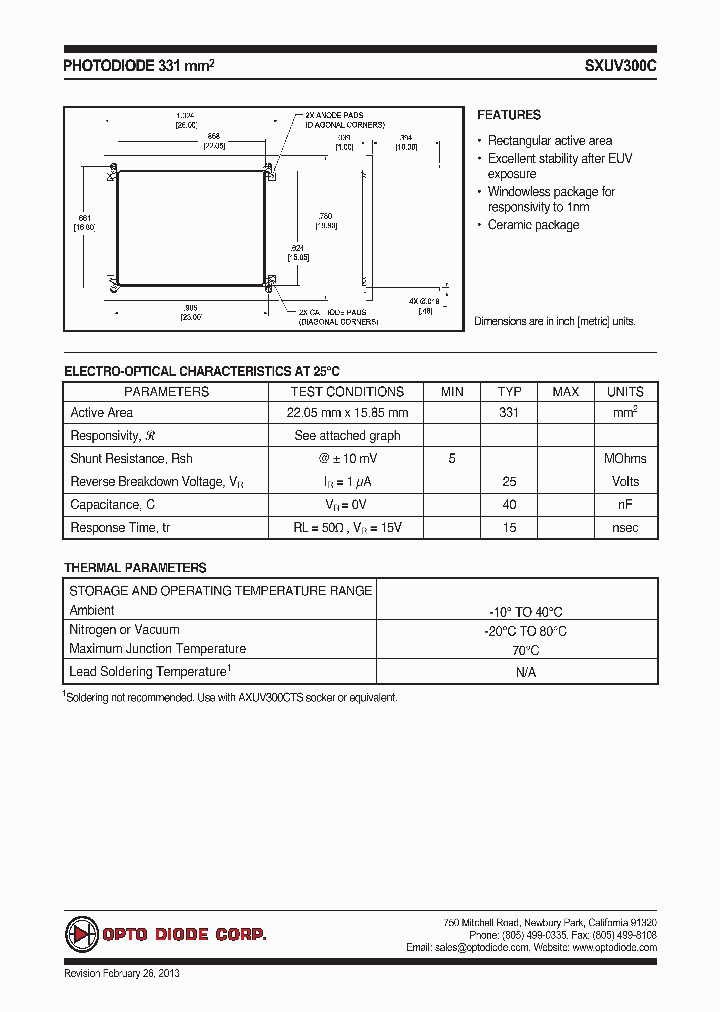 SXUV300C_9079823.PDF Datasheet