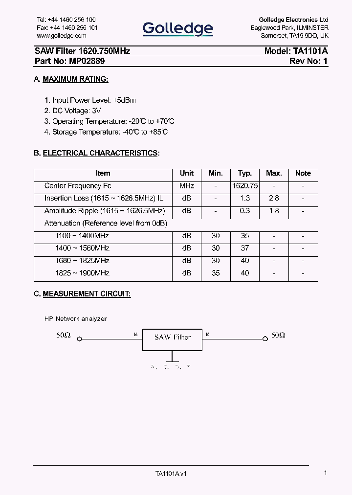 TA1101A_9080238.PDF Datasheet