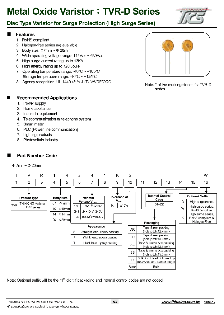 TVR10431KSW_9082162.PDF Datasheet