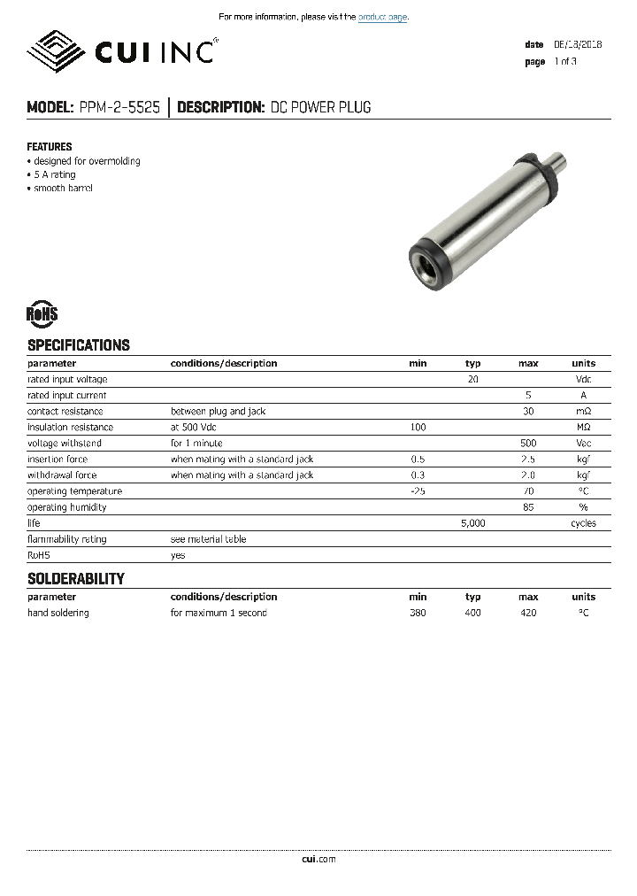 PPM-2-5525_9082862.PDF Datasheet