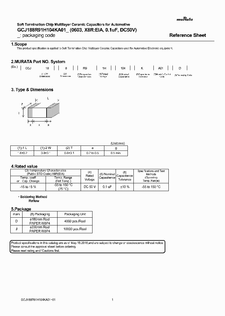 GCJ188R91H104KA01_9083383.PDF Datasheet