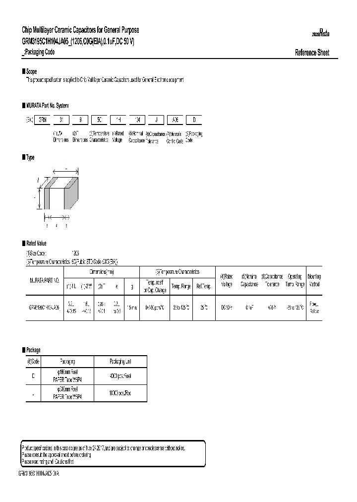 GRM3195C1H104JA05_9085380.PDF Datasheet