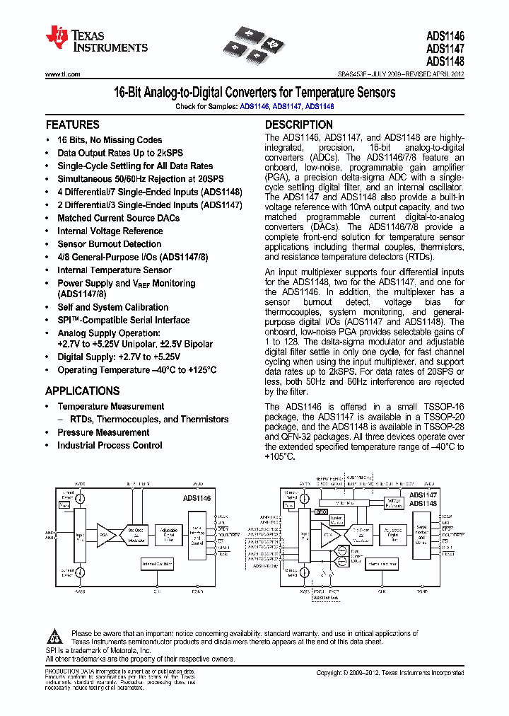 ADS1148IPW_9085420.PDF Datasheet