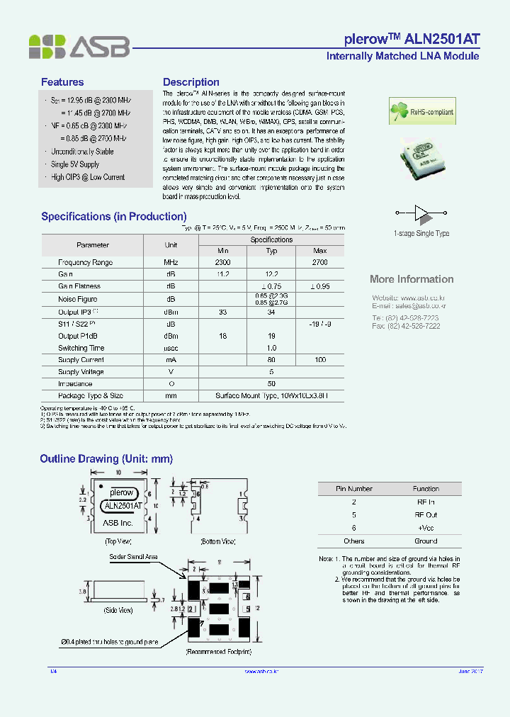 ALN2501AT_9086194.PDF Datasheet