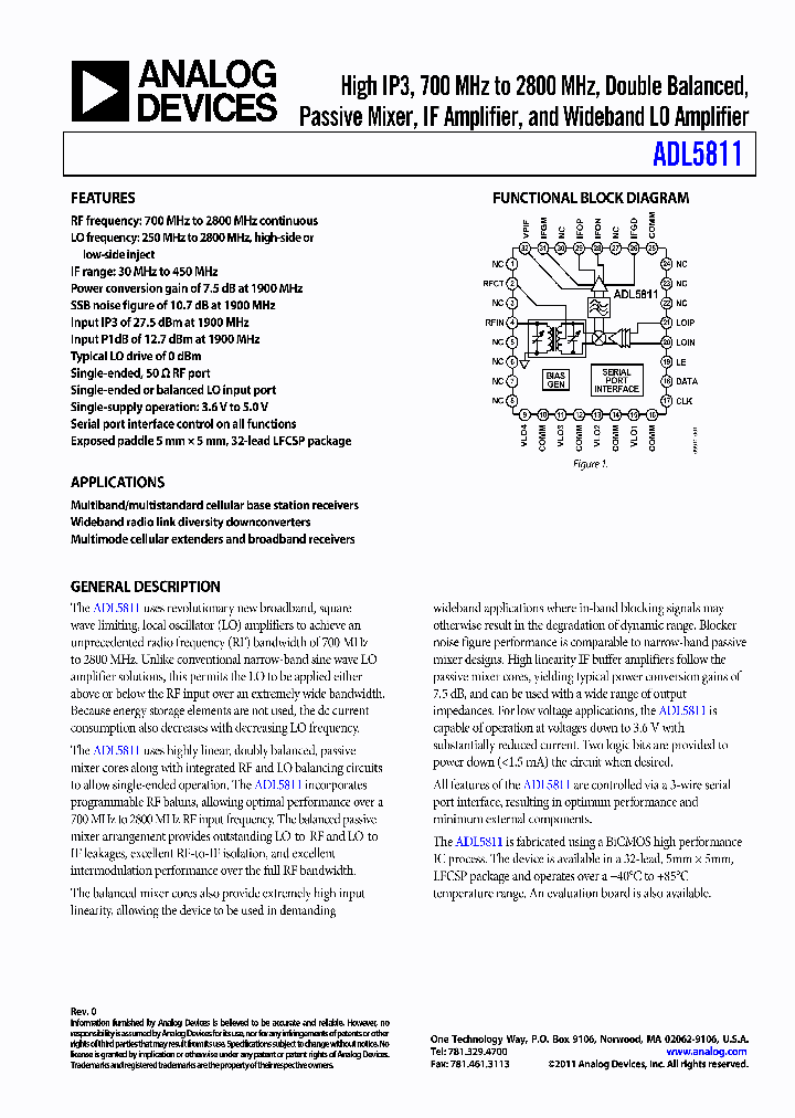 ADL5811_9087693.PDF Datasheet