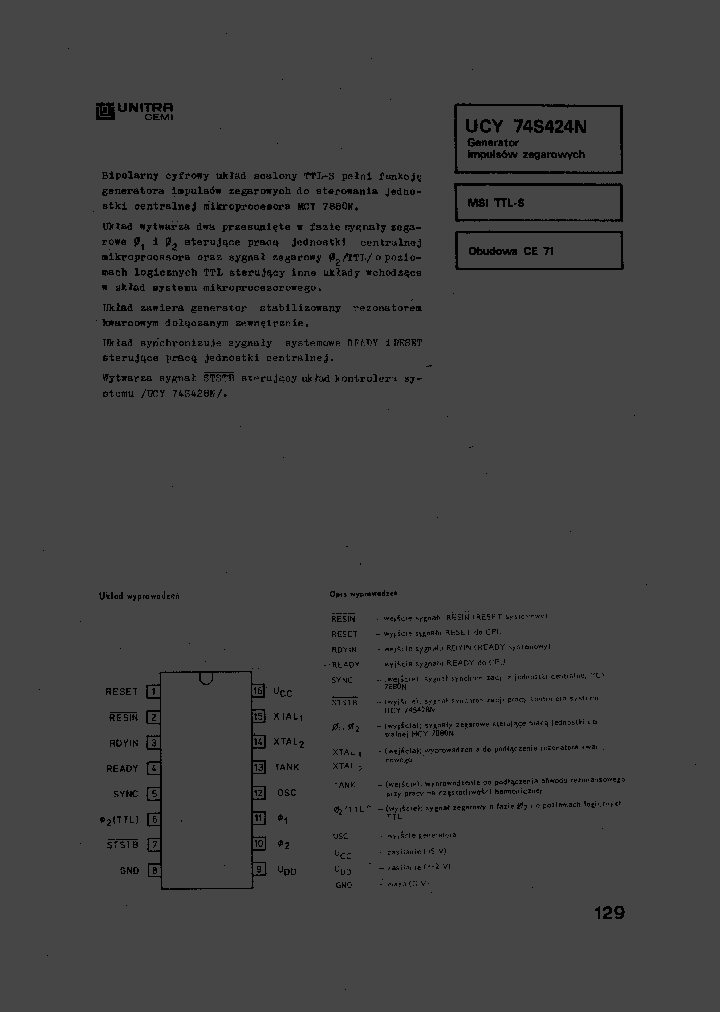 UCY74S424_9089698.PDF Datasheet