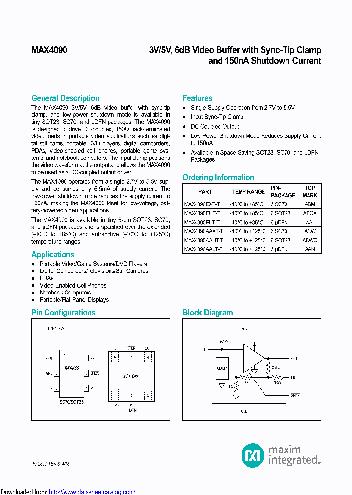 MAX4090EXT_9090591.PDF Datasheet