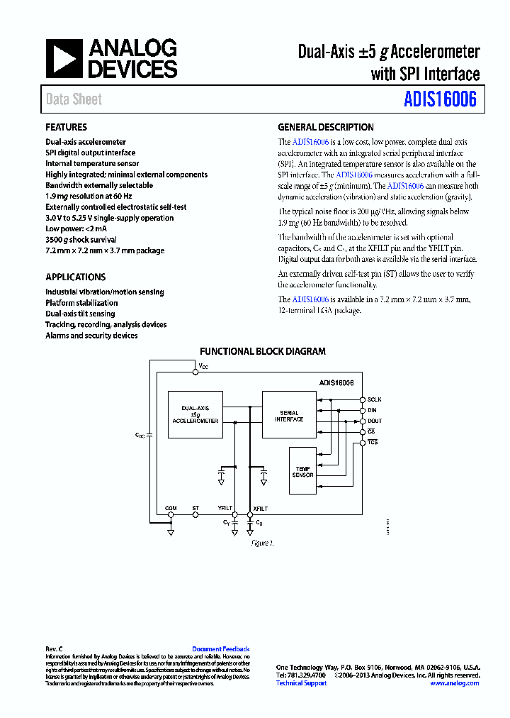 ADIS16006_9092888.PDF Datasheet