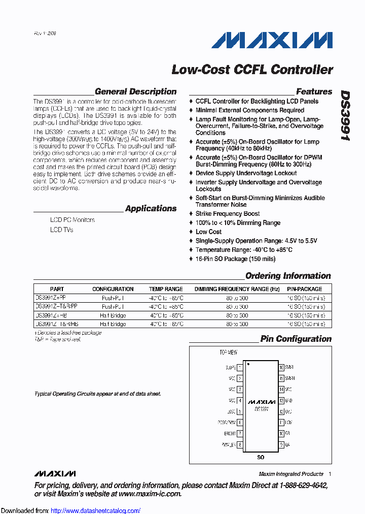 DS3991ZTRPPV_9096074.PDF Datasheet