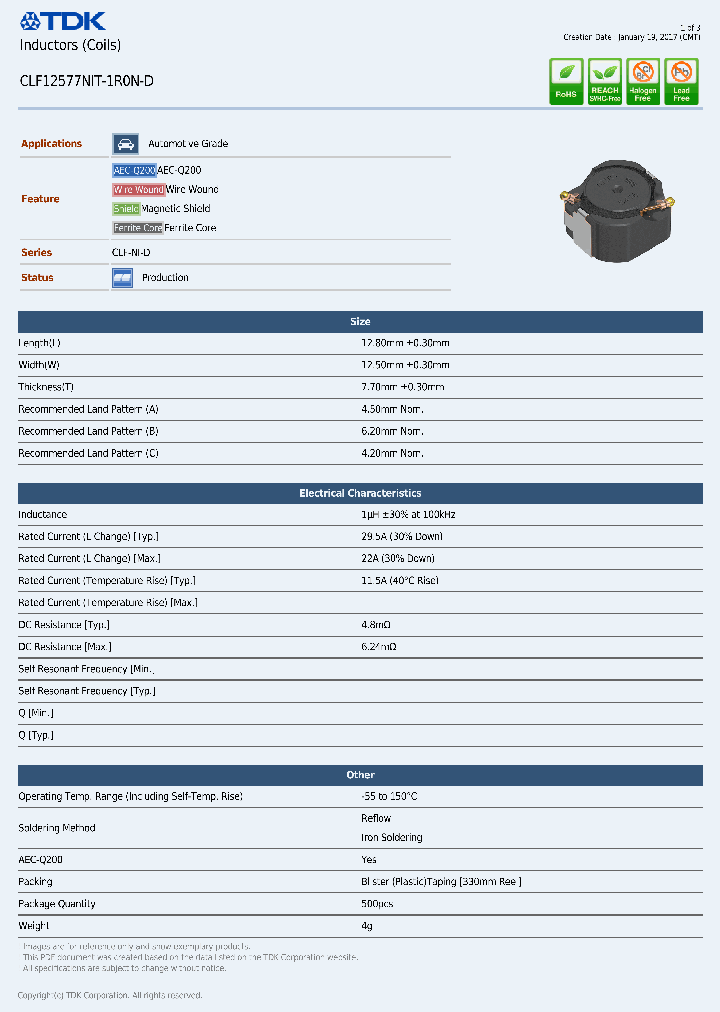 CLF12577NIT-1R0N-D_9097703.PDF Datasheet