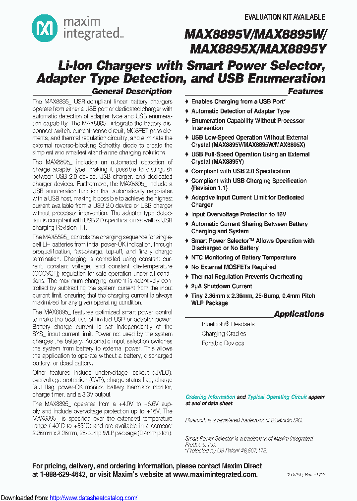 MAX8895X_9098229.PDF Datasheet