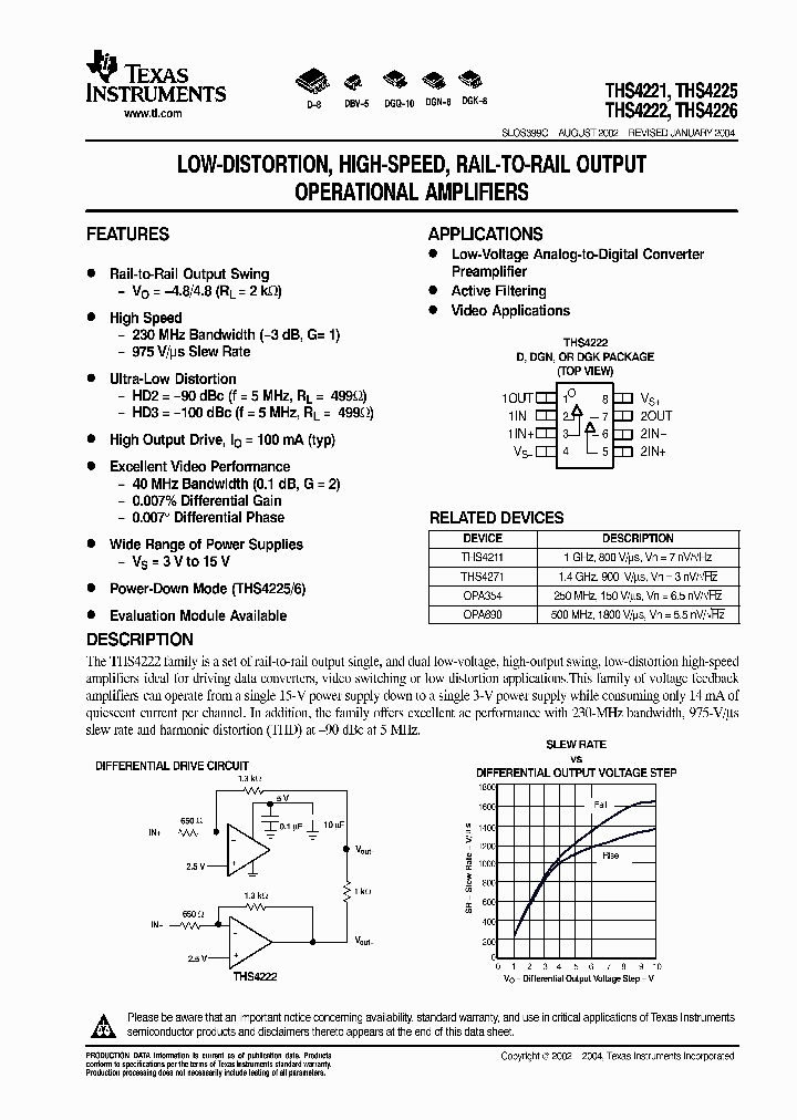 THS4222_9098712.PDF Datasheet