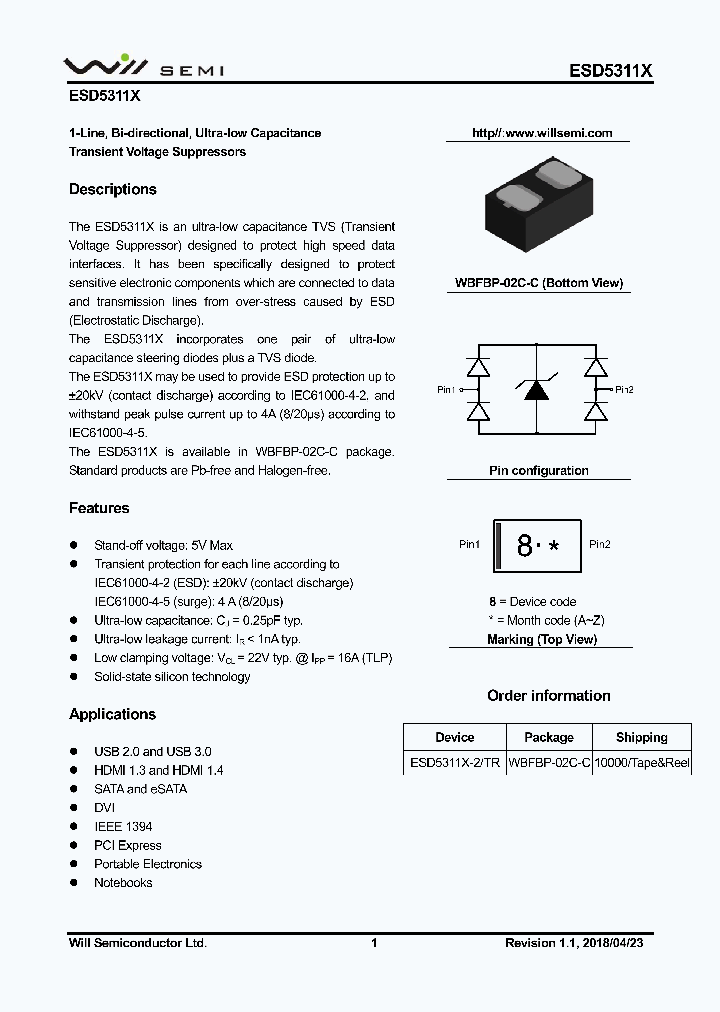 ESD5311X_9100568.PDF Datasheet