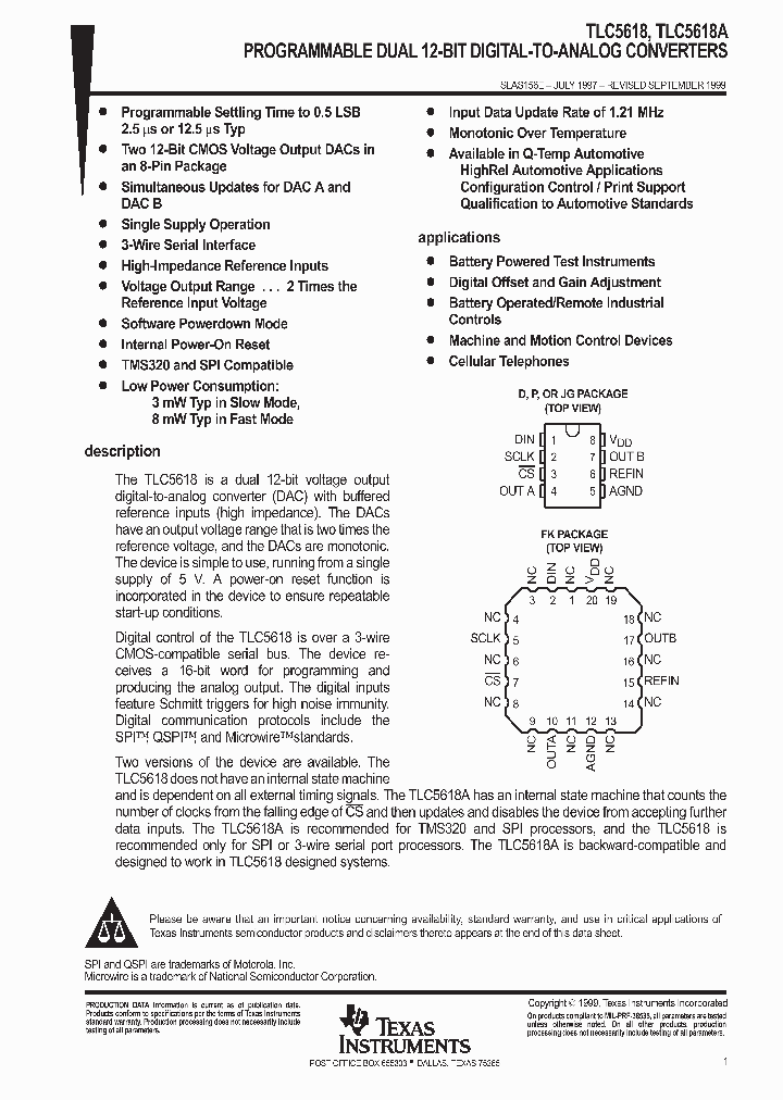 TLC5618AMJG_9100588.PDF Datasheet