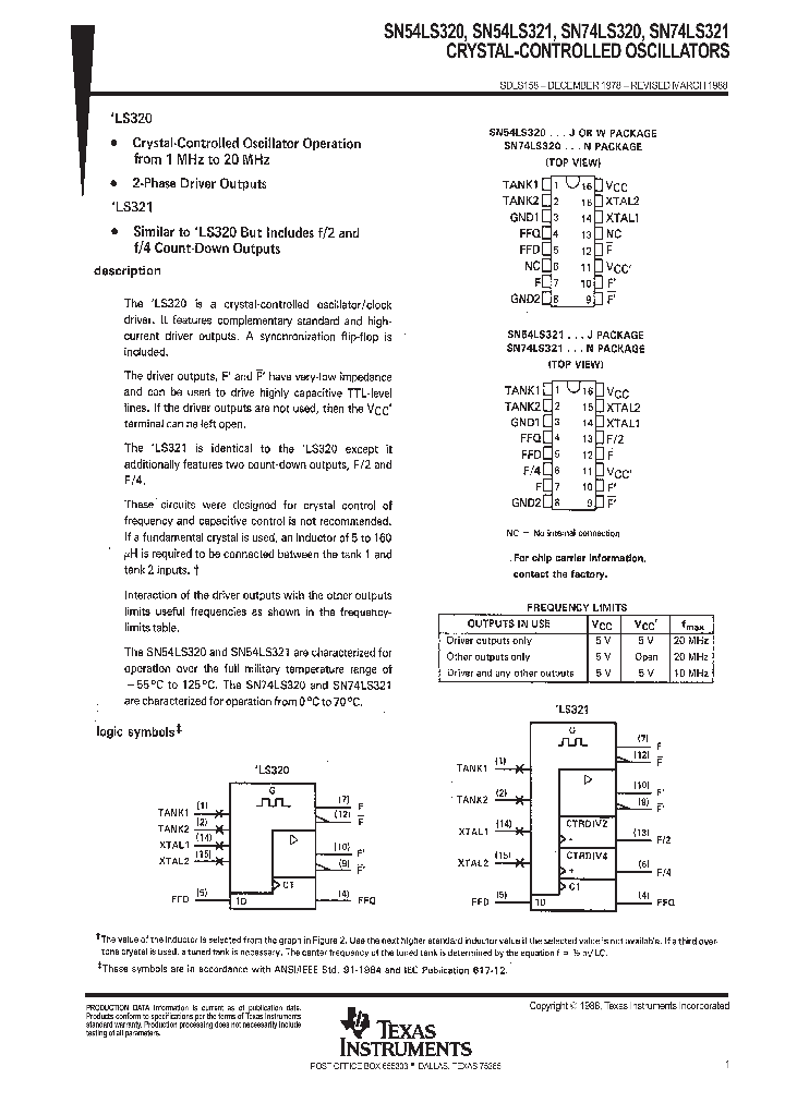 SN74LS321N3_9101267.PDF Datasheet