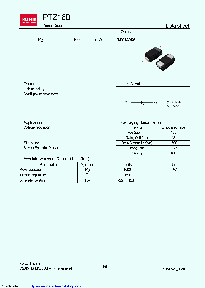 PTZTE2516B_9102477.PDF Datasheet