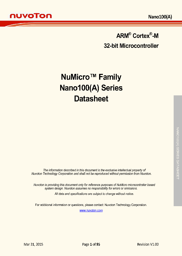 NANO100_9104260.PDF Datasheet