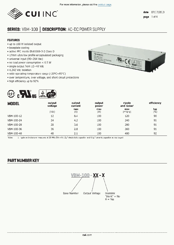 VBM-100_9105869.PDF Datasheet