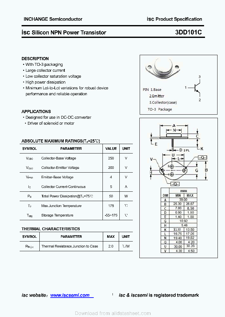 3DD101C_9111124.PDF Datasheet