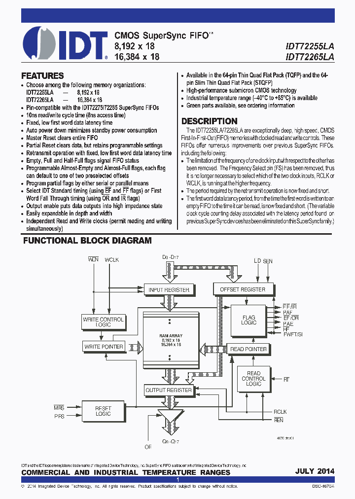 72255LA10PFG8_9115727.PDF Datasheet