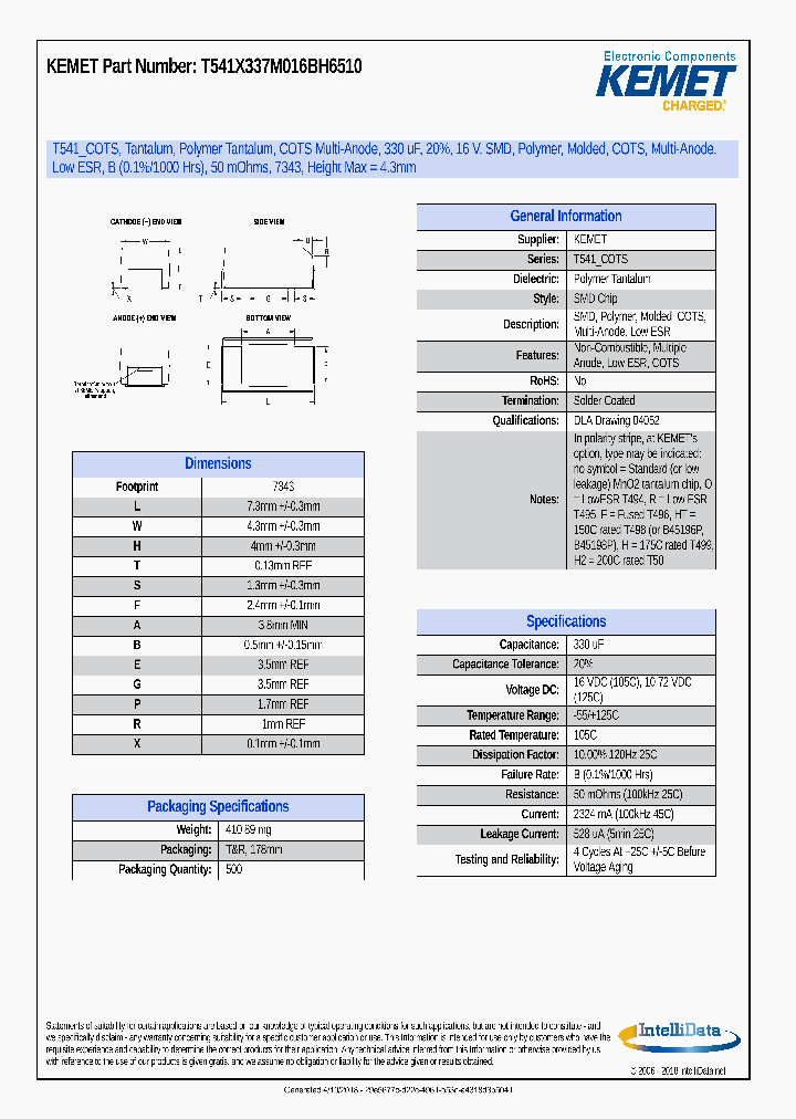 T541X337M016BH6510_9117410.PDF Datasheet