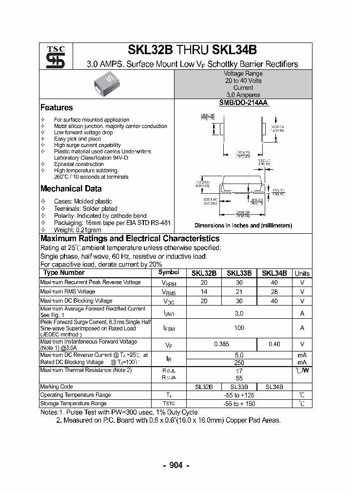 SKL34B_9119686.PDF Datasheet